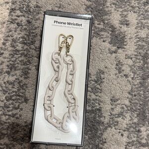 Stylish White Phone Wristlet